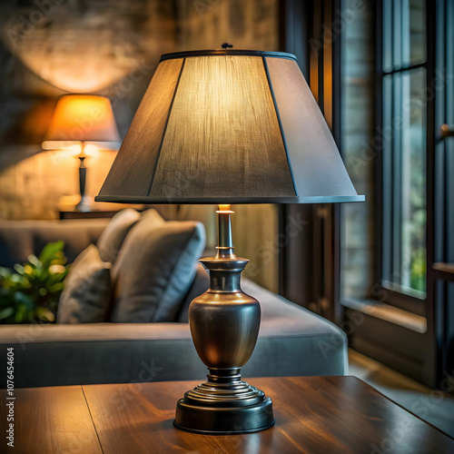 dark style lamp indoors