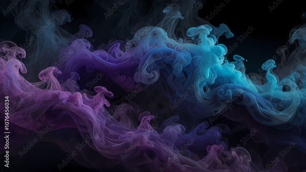 abstract fractal background with space abstract fractal background with space