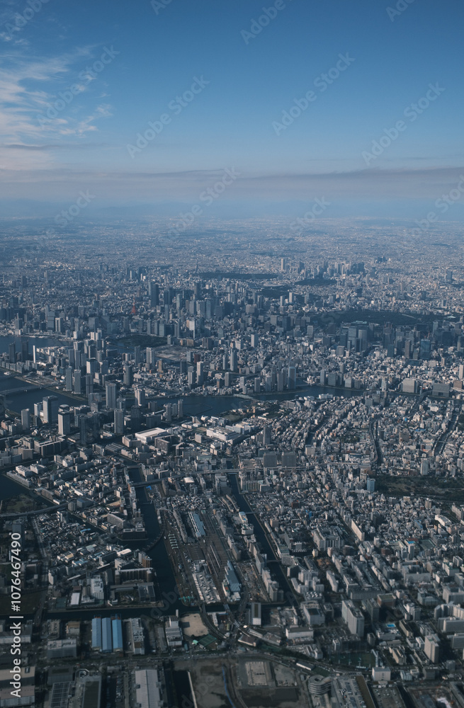 Fototapeta premium 飛行機からの絶景