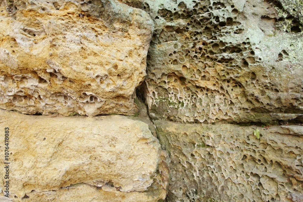 Abstract drawing of sandstone rock structure Abstract drawing of sandstone rock structure