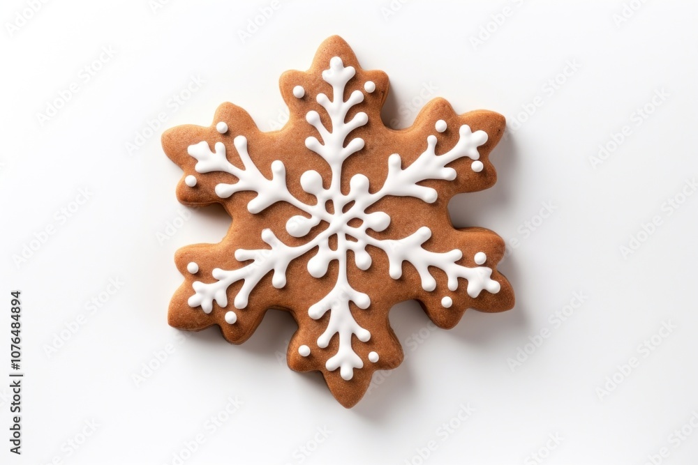 Cookie gingerbread snowflake dessert. Cookie gingerbread snowflake dessert.