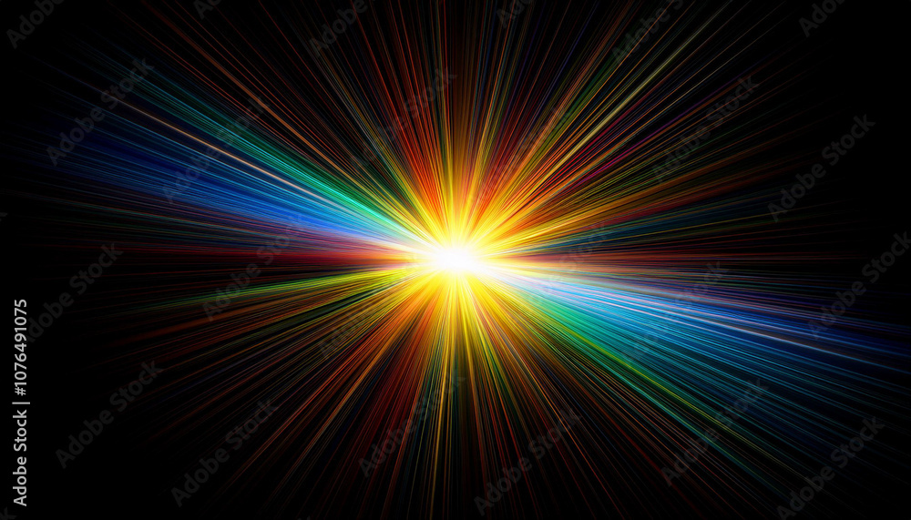 Lens flare abstract effect on black background. Abstract Sun burst, sun flare nature abstract rainbow colorful backdrop, blinking sun burst, lens flare optical rays. Lens flare abstract effect on black background. Abstract Sun burst, sun flare nature abstract rainbow colorful backdrop, blinking sun burst, lens flare optical rays.