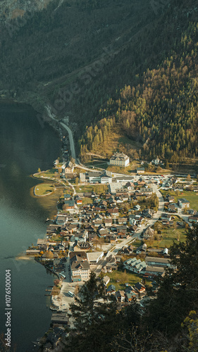 hallstatt view from cable car