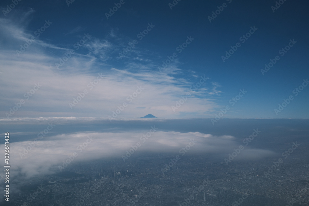 Fototapeta premium 飛行機からの絶景