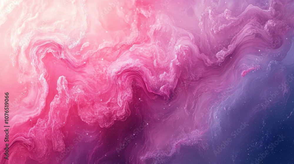 Abstract Cosmic Swirl: Pink and Purple Nebula Abstract Cosmic Swirl: Pink and Purple Nebula