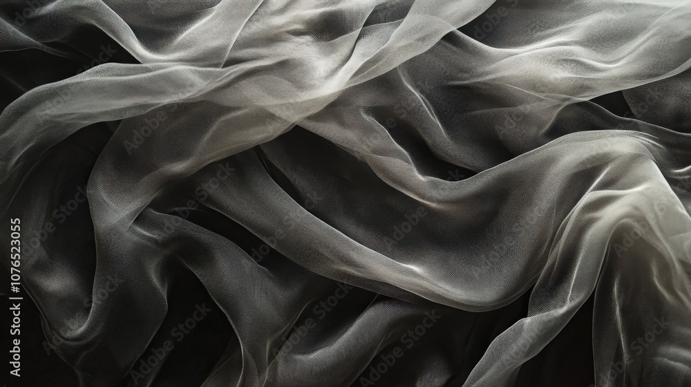 Fototapeta premium Elegant Flowing Fabric Texture for Creative Backgrounds