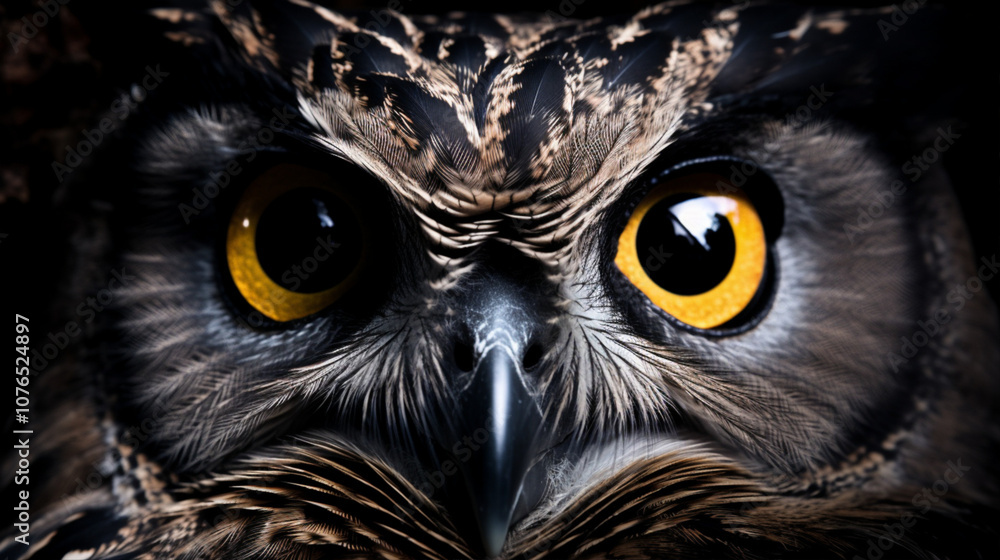 Fototapeta premium great horned owl