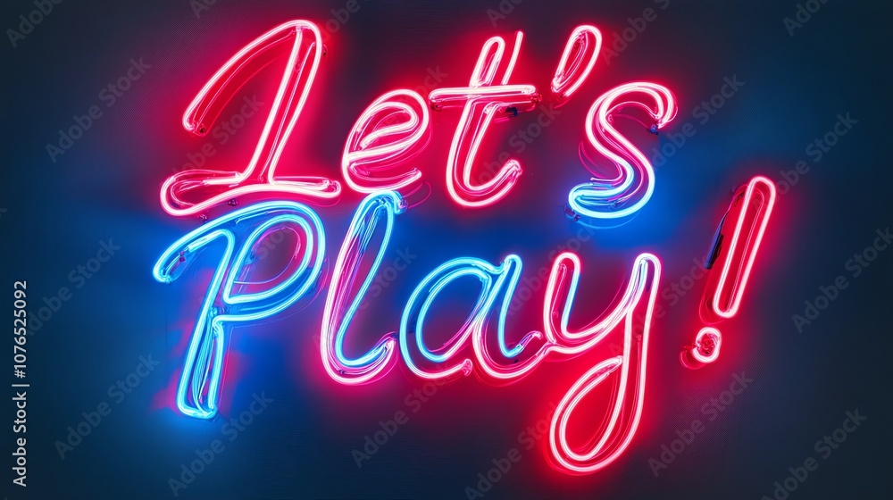 A neon sign that reads A neon sign that reads