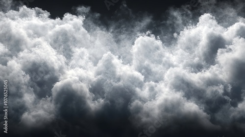 Black clouds. Clouds with transparent background of black color

 photo