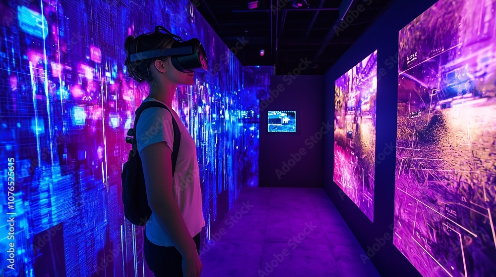 an innovative tech lounge with virtual reality and 3D displays an innovative tech lounge with virtual reality and 3D displays