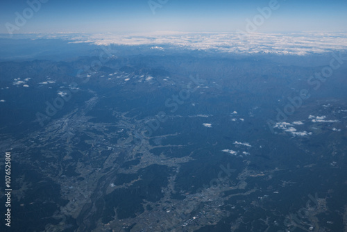 飛行機からの絶景