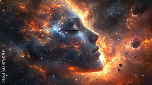 Cosmic Harmony: A Celestial Portrait of the Universe Within Us