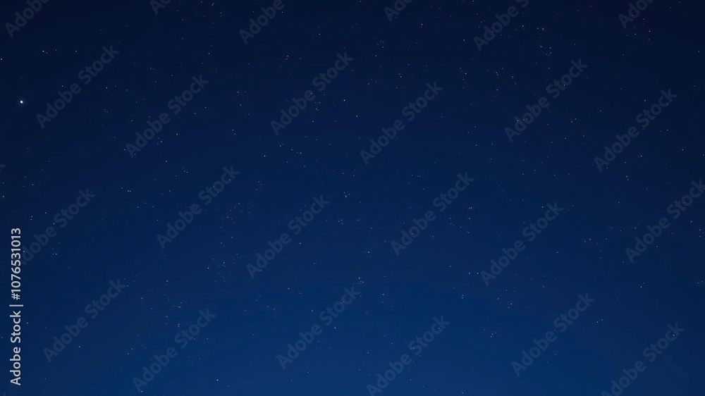 A serene night sky with a scattering of stars against a dark blue background, peaceful, blue A serene night sky with a scattering of stars against a dark blue background, peaceful, blue
