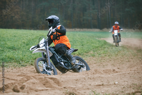 Electric motorcycle race