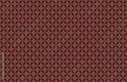 Gypsy pattern tribal ethnic motifs geometric vector background. Doodle gypsy geometric shapes sprites tribal motifs clothing fabric textile print traditional design with triangles
