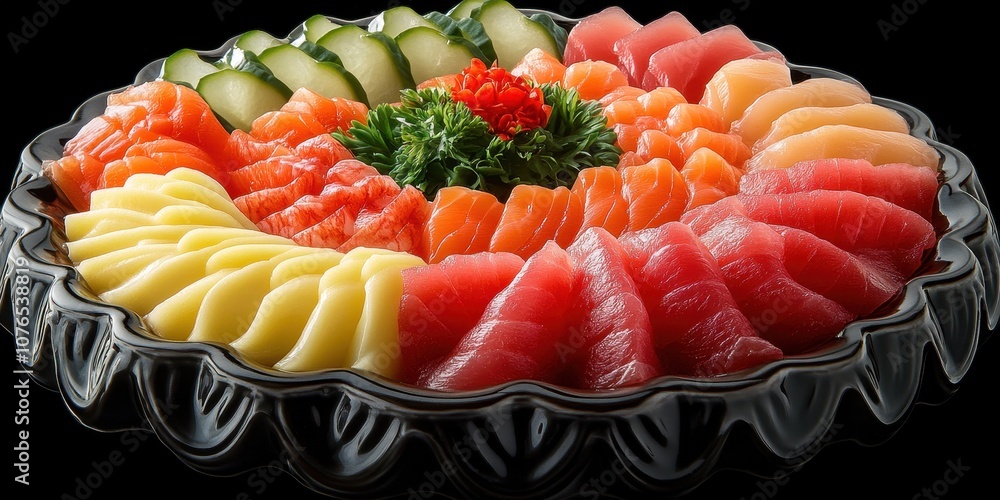 Assorted Sashimi platter Product photographyappetitiv Assorted Sashimi platter Product photographyappetitiv