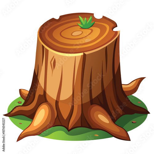 Tree Stump Illustration