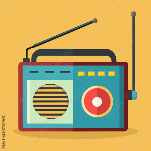 retro radio icon