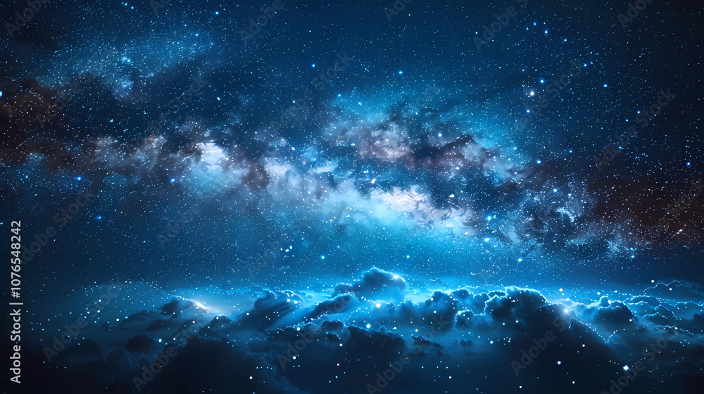 Fototapeta premium background with stars
