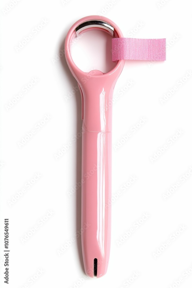 Pink bottle opener with ribbon. Pink bottle opener with ribbon.