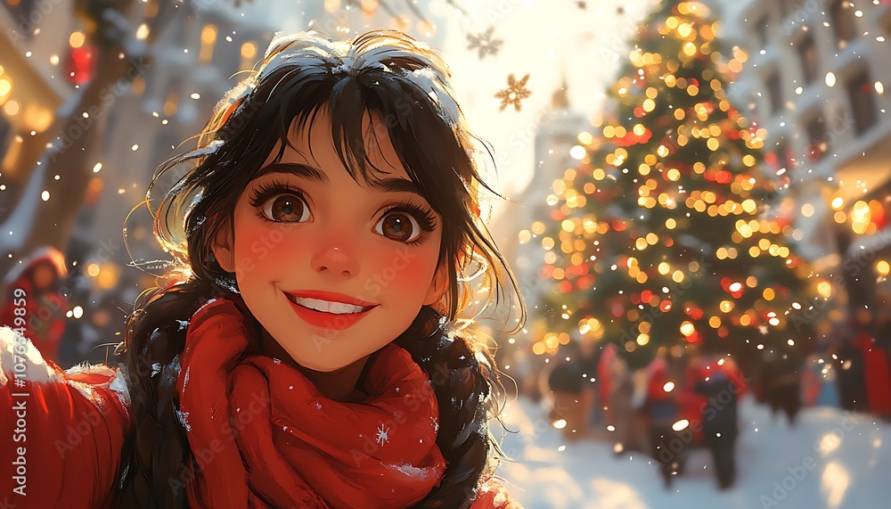 Cartoon of a Person Smiling Cartoon of a Person Smiling