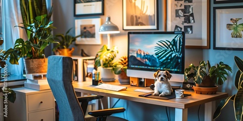 Wallpaper Mural The Pet-Friendly Home Office: Smart Tips for Dedicated Pet-Friendly Zones, Creating a Cozy Home Office for You and Your Pet: Practical Design Tips Torontodigital.ca