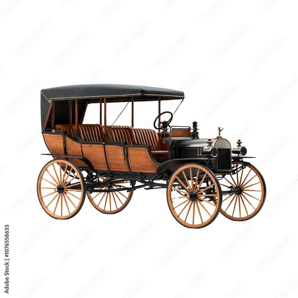 Explore the Charm of a Timeless Classic: A Vintage Wooden Horse-Drawn Carriage with Luxurious Upholstery and Elegant Detailing Perfect for Nostalgic Journeys and Historical Settings. Explore the Charm of a Timeless Classic: A Vintage Wooden Horse-Drawn Carriage with Luxurious Upholstery and Elegant Detailing Perfect for Nostalgic Journeys and Historical Settings.