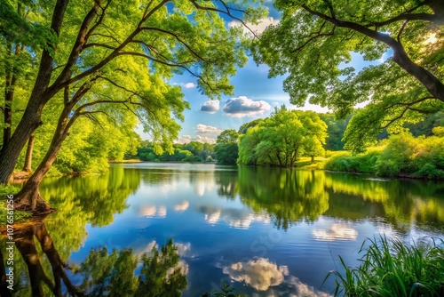 Tranquil Portrait Photography at Hastings Lake Forest Preserve Showcasing Nature’s Beauty Amidst Lush Greenery and Serene Water Reflections for Outdoor Enthusiasts and Nature Lovers