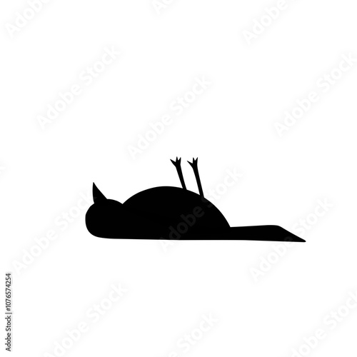 dead bird silhouette