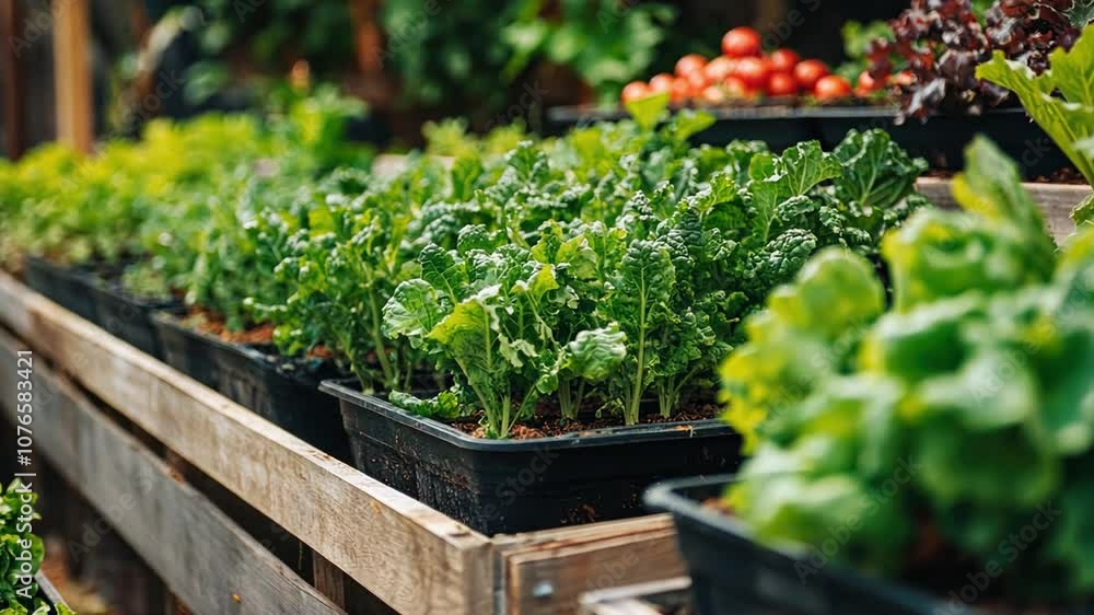 Sustainable urban farming in a minimalist environment, using small spaces to grow food and promote eco-friendly living. Sustainable urban farming in a minimalist environment, using small spaces to grow food and promote eco-friendly living.