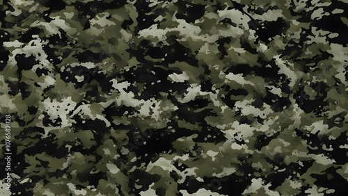 camouflage, stylish print, military, dark khaki background, stylish design