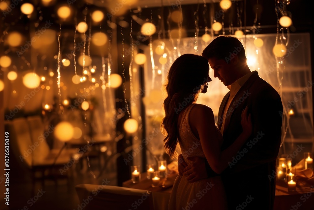 Celebration lighting romantic wedding. Celebration lighting romantic wedding.