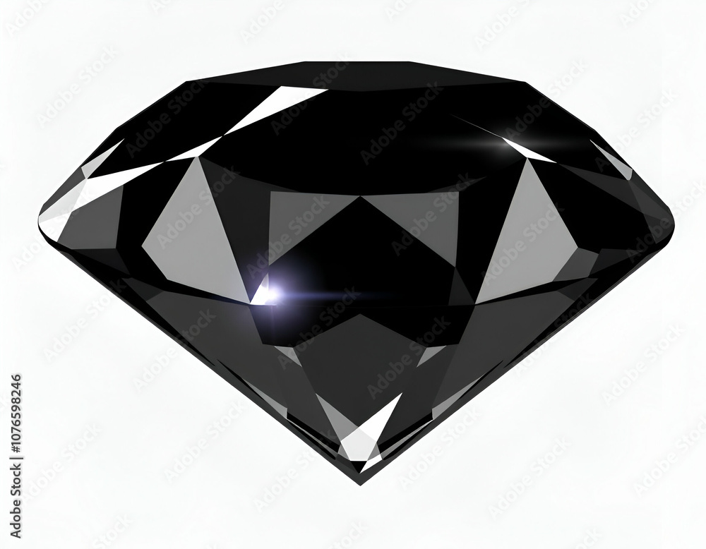 Fototapeta premium diamond on black background