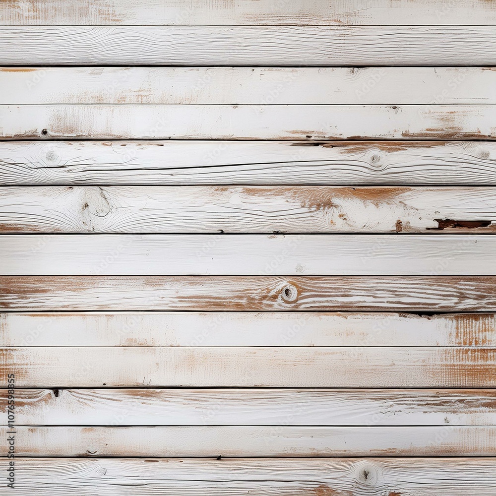 Fototapeta premium White painted wood texture seamless rusty grunge background