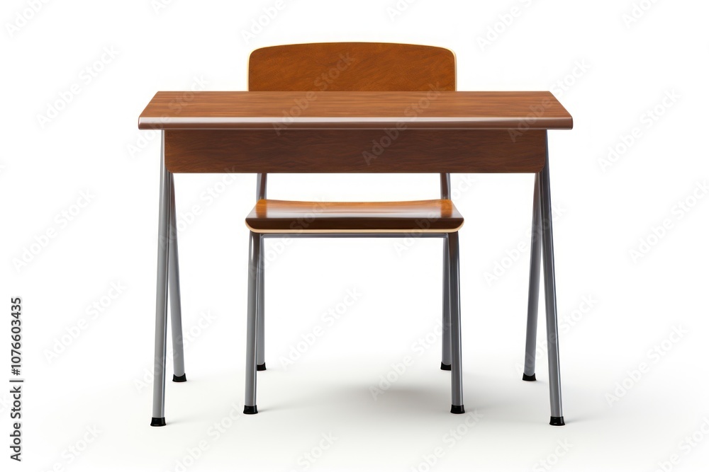 Classroom desk furniture table.