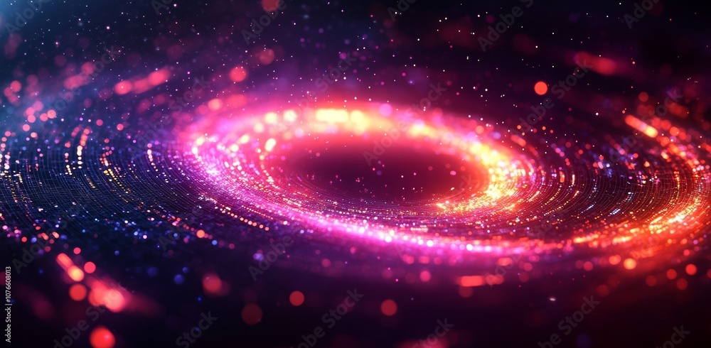 Featuring a circle technology head-up display, a grid field, and a circuit network curve panel, this digital background illustration is suitable for advertising or game graphics Featuring a circle technology head-up display, a grid field, and a circuit network curve panel, this digital background illustration is suitable for advertising or game graphics