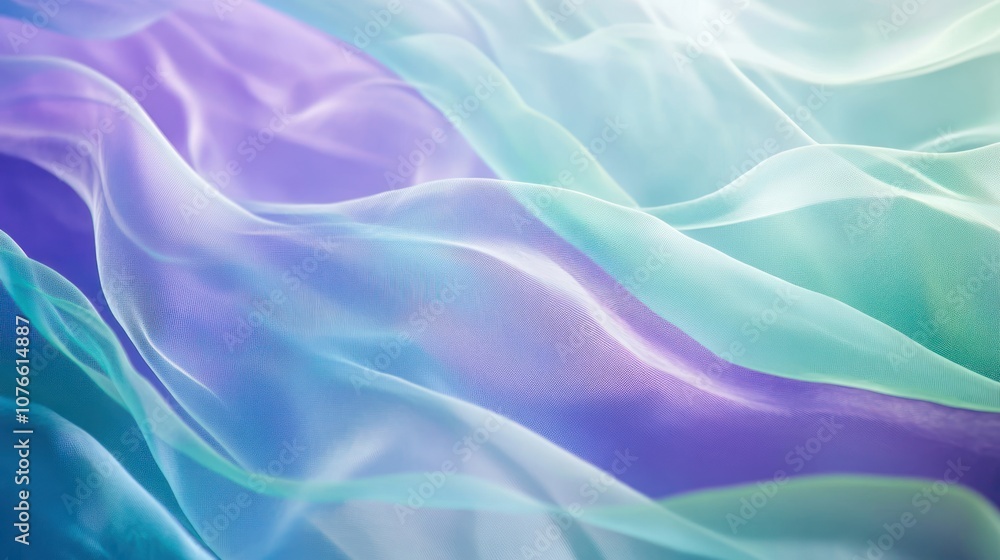 Obraz premium Abstract Wavy Fabric