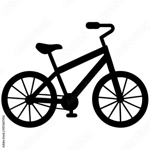 bicycle isolated on white