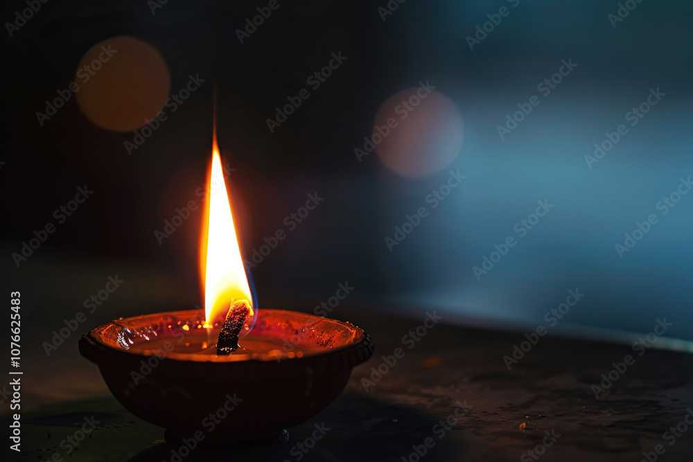 Beautiful greeting card with bright holiday composition for happy and celebrate Diwali Beautiful greeting card with bright holiday composition for happy and celebrate Diwali
