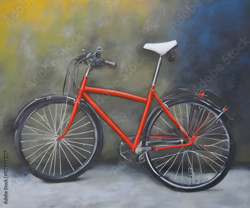 red bicycle