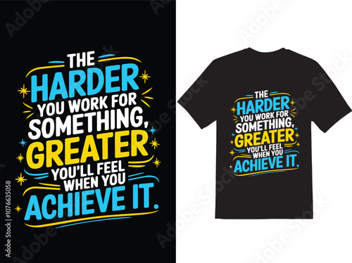 Motivational Awesome Typography T-shirt Design, Poster Design.