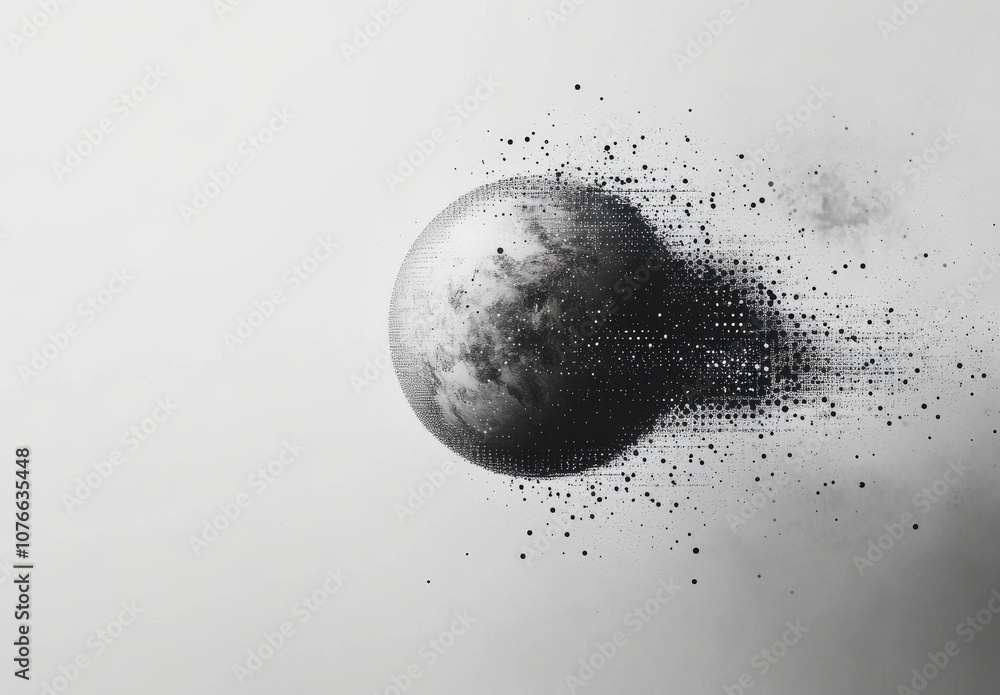 abstract image of a technical circle or some kind of planet on a white background, scientific technical abstract background abstract image of a technical circle or some kind of planet on a white background, scientific technical abstract background