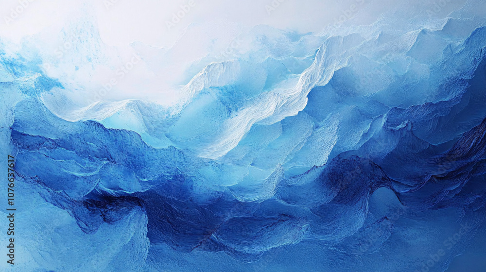 Abstract fluid art with flowing blue hues and textured undulations, creating a serene and soothing atmosphere. Suitable for backgrounds and art projects. Abstract fluid art with flowing blue hues and textured undulations, creating a serene and soothing atmosphere. Suitable for backgrounds and art projects.