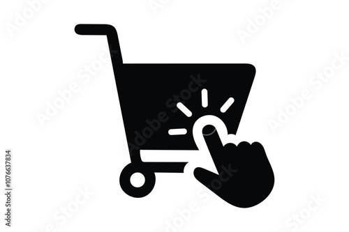 Web store shopping cart icon symbol sign with transparent sale marketing supermarket web bag shop online shopping store retail shopping cart online e-commerce commercial
