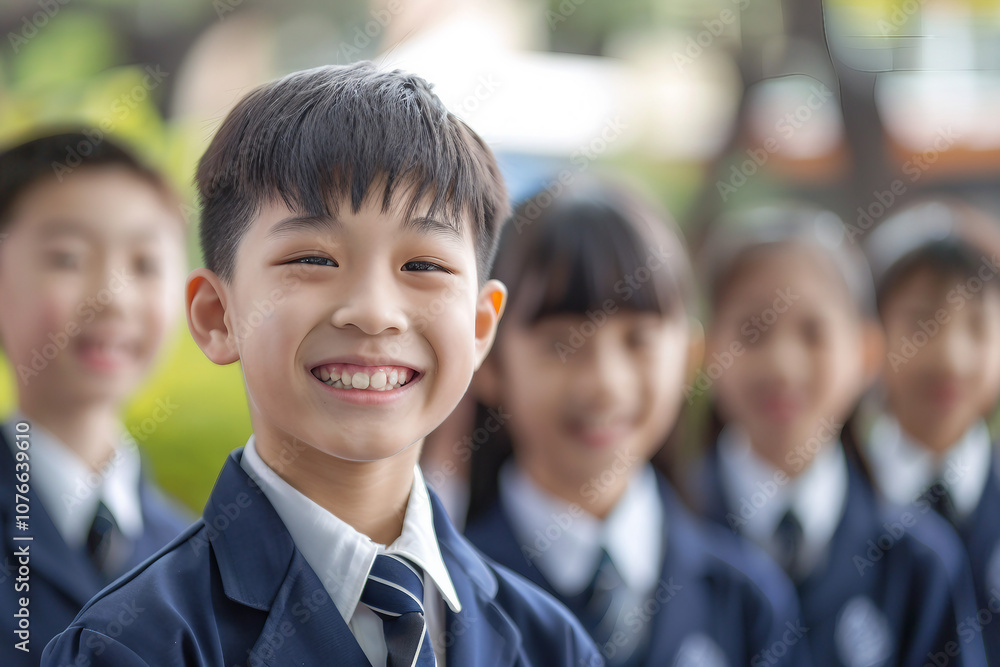 Portrait of a diligent student in a classroom learn subject generative AI Portrait of a diligent student in a classroom learn subject generative AI