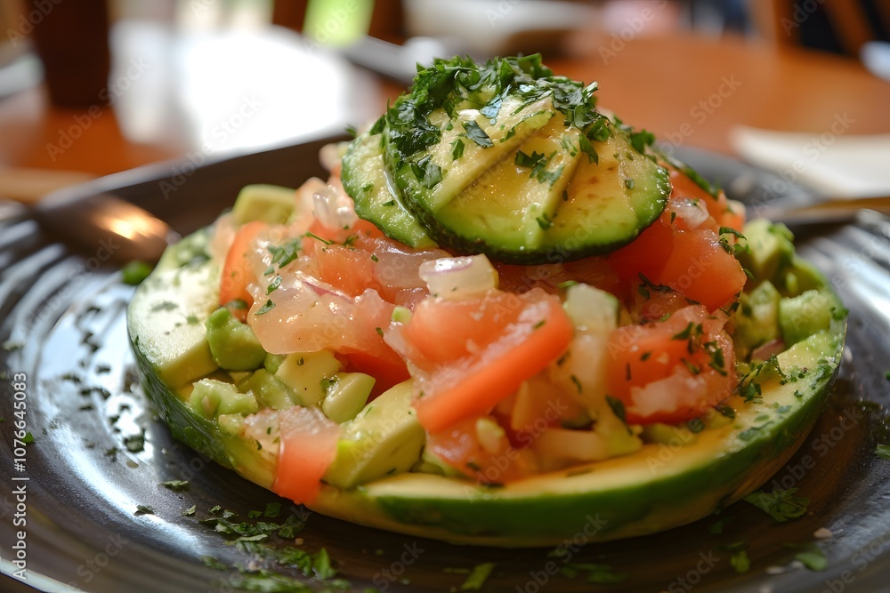 Avocado salad , Generative AI Avocado salad , Generative AI