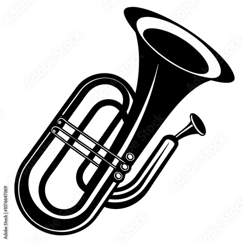 euphonium  vector illustration