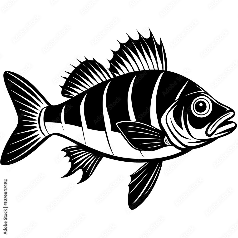 black and white fish black and white fish