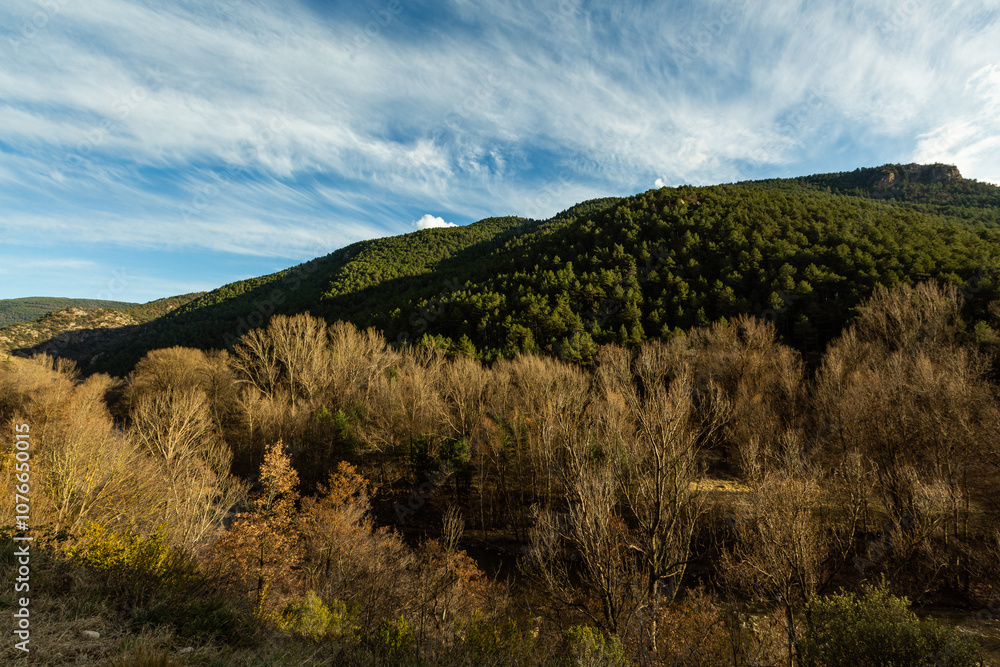 Spring mountain views in the Pyrenees Mountains Spring mountain views in the Pyrenees Mountains