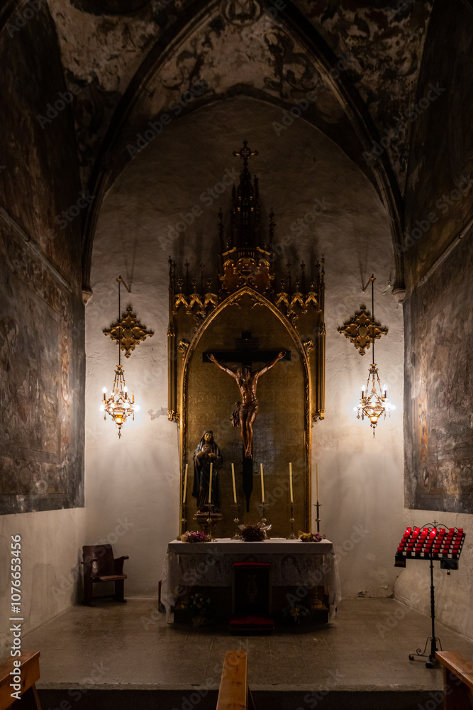 Fototapeta premium old city in Spain at night